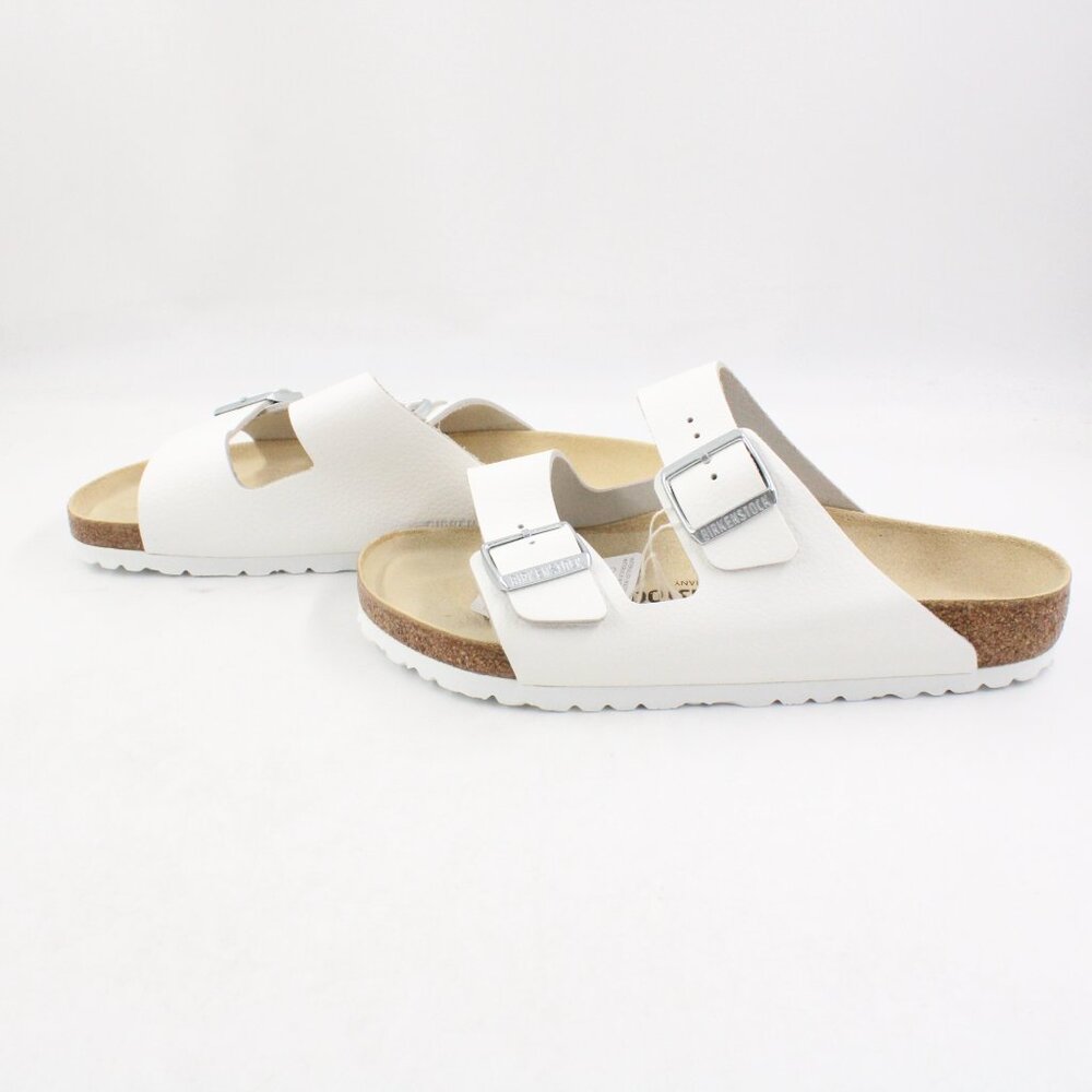 Birkenstock Arizona Leather Sandals in White size 41 - Picture 3 of 12